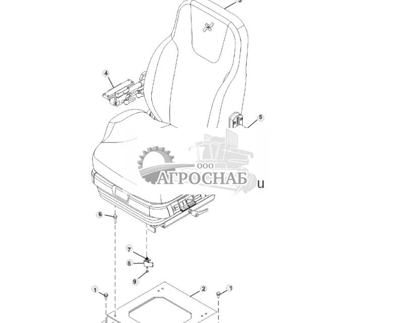 Seat, Be-Ge 3130 C4 Comfort, Low Stand - ST792529 423.jpg